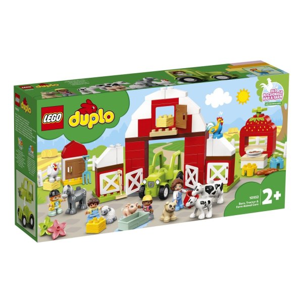 LEGO DUPLO Town Конструктор "Фермерский трактор, домик и животные"