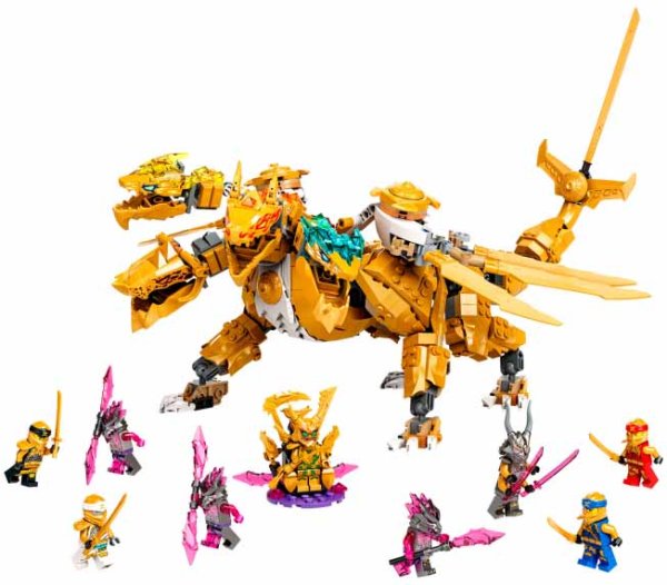 Lego Конструктор Ninjago "Золотой ультрадракон Ллойда"