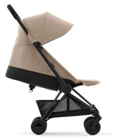 Cybex Прогулочная коляска Coya Matt Black / цвет Cozy Beige (бежевый)
