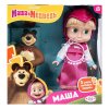 Кукла Маша и Медведь маша 15 см, озвуч, кор КАРАПУЗ в кор.30шт