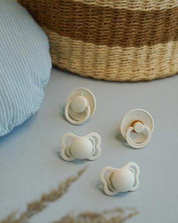 BIBS Набор пустышек Bibs Try-It Collection / цвет Ivory