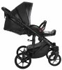 Pituso Коляска 2 в 1 Luna / цвет Silver Black (черная кожа)