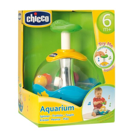 Chicco Игрушка развивающая Юла Aquarium / цвет голубой, зеленый