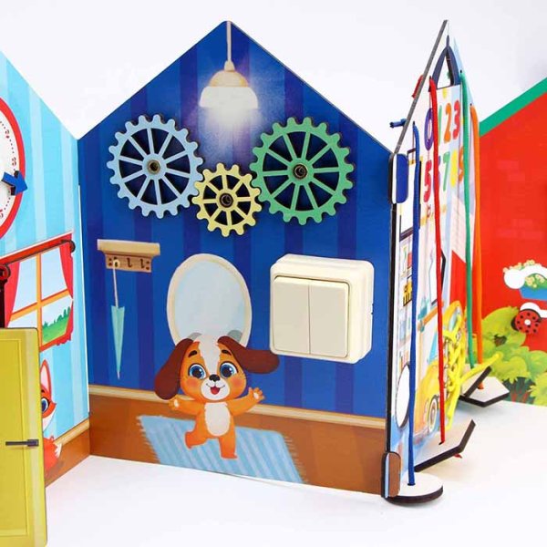 Эврики Бизиборд «Раскладной домик»