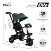 Pituso Велосипед трехколесный Elite Black / цвет Green/Зеленый