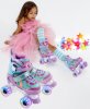 Amarobaby Ролики Disco со светящимися колесами, размер 30-33 / цвет фиолетовый
