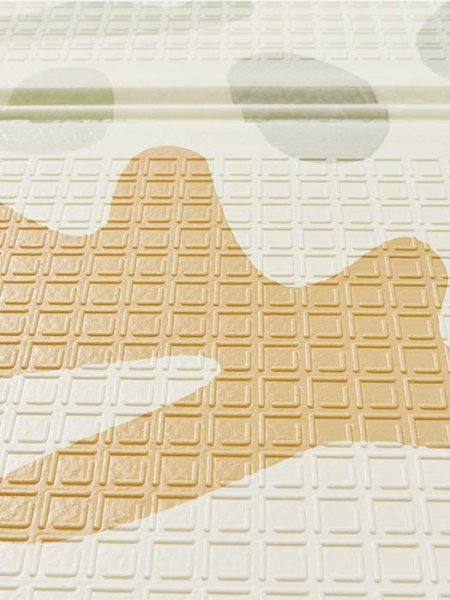 Happy Baby Складной развивающий коврик Soft Floor Abstract leaves