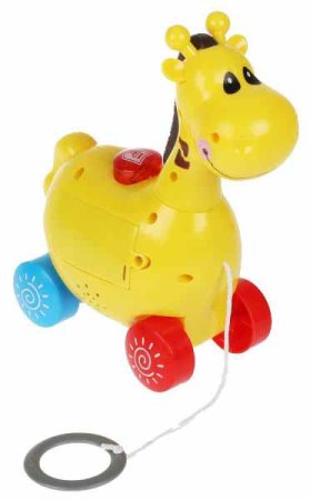 Умка Развивающая музыкальная игрушка «Каталка-жирафик»