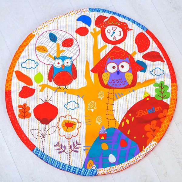 Крошка Я Развивающий коврик с дугами «Совушка»