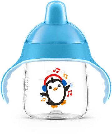Avent Чашка поильник, 260 мл, с 12 месяцев до 3 лет, голубой, артикул: SCF753/05