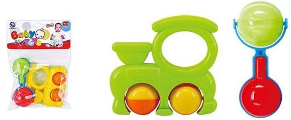 Юг-тойз Набор погремушек "Паровозик"