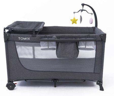 Детский манеж TOMIX LULLABY LUX  (Grey )