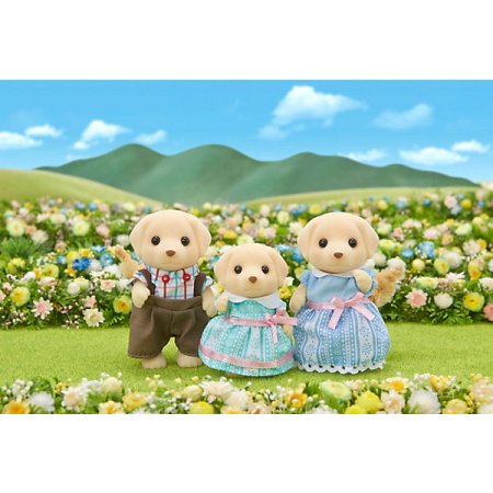 Sylvanian Families Набор "Семья Лабрадоров", 3 фигурки