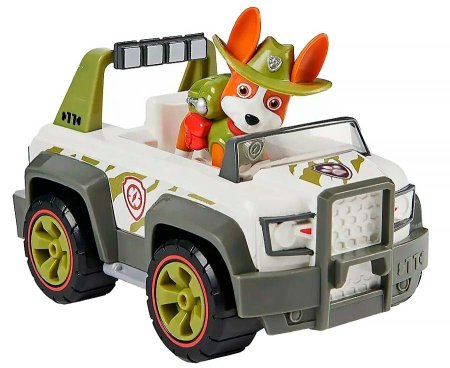 игрушка Paw Patrol Игровой набор Машинка с фигуркой Трекер, 15 см