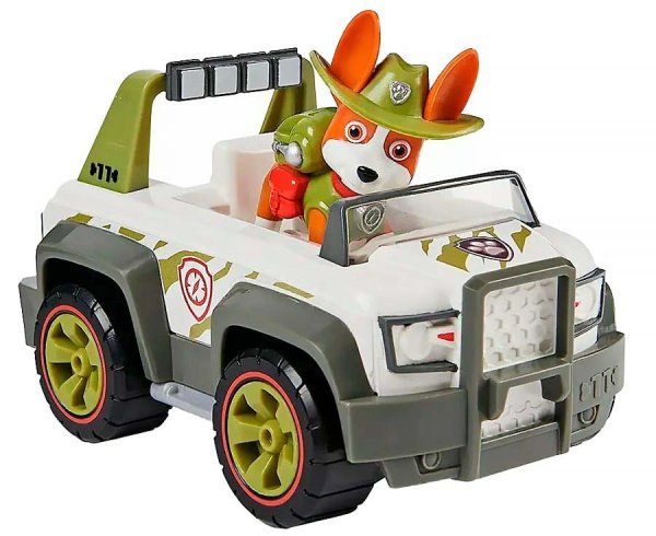 игрушка Paw Patrol Игровой набор Машинка с фигуркой Трекер, 15 см