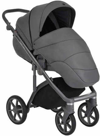 Roan Коляска 2 в 1 Bass Next / цвет Steel Grey-Grey (серый, серая ручка)