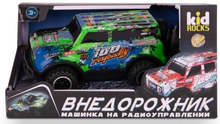 Kid Rocks Машинка радиоуправляемая Внедорожник / цвет зеленый