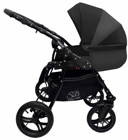 Sweet Baby Коляска 2 в 1 Mimmi / цвет Grey (темно-серый)