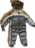 Arctic Goose Теплый комбинезон для мальчика / рост 74 см / с 6 месяцев / цвет молочно-серый