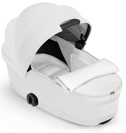 Коляска 2в1 CYBEX Priam Style Matt Black + спальный блок (Off White)