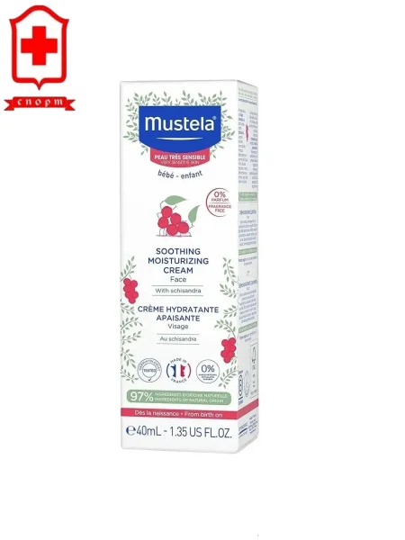 Увлажняющий успокаивающий крем для лица 40 мл Мустела (Mustela) (48)