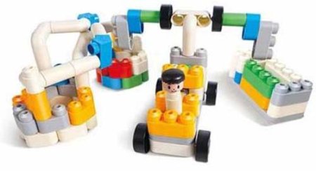Hape Конструктор "Креатив" Грузовик для сортировки мусора