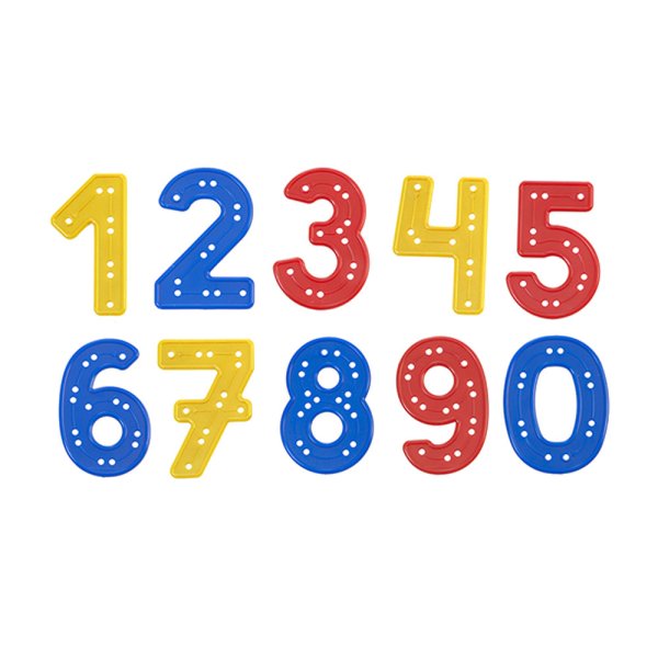 Miniland Набор развивающий "Вышивка цифры", 40 элементов