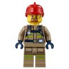 Lego city fire конструктор пожар в бургер-кафе / разноцветный