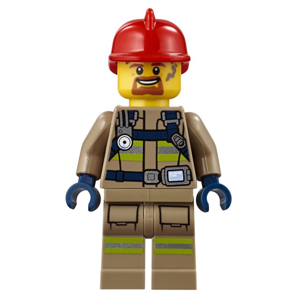 Lego city fire конструктор пожар в бургер-кафе / разноцветный