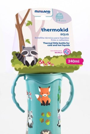 Miniland Thermokid Термопоильник с трубочкой | 240 мл
