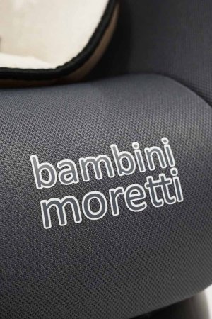 Bambini Moretti Детское автомобильное кресло BM-303 / группа 0+/I, Lux, цвет / серый-бежевый