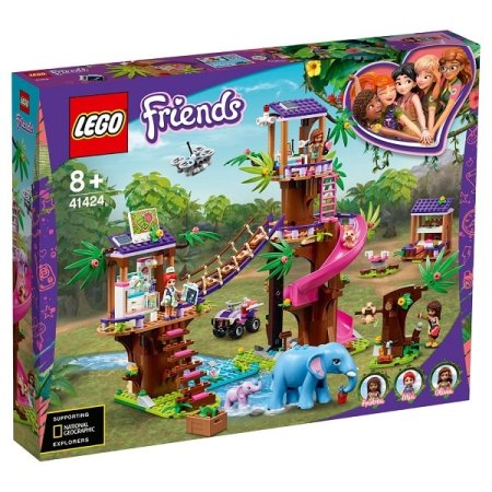 Lego Конструктор Friends "Джунгли: штаб спасателей"