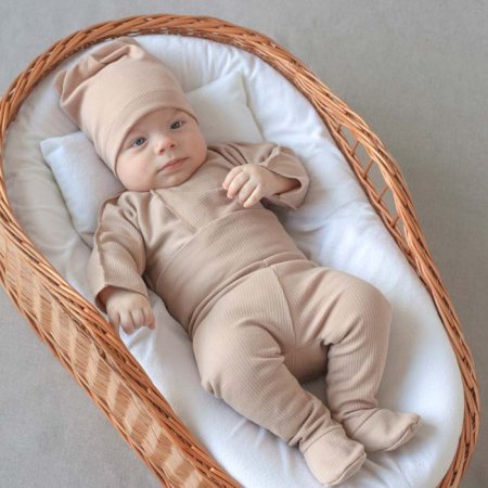 KinDerLitto Ползунки на широком поясе "Капучино", 2 штуки