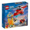 LEGO Конструктор City "Спасательный пожарный вертолёт" 212 элементов