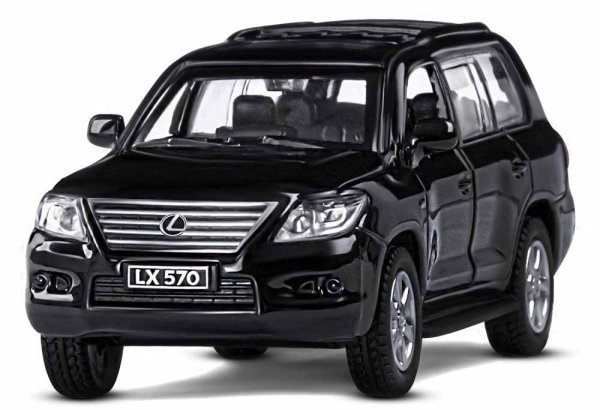 Автопанорама Машинка металлическая Lexus LX570 / цвет черный