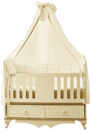 Lovely baby Кроватка Miraj, 120*60 см / цвет кремовый