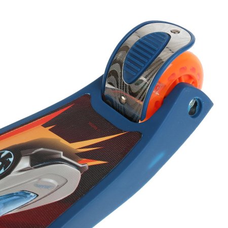 Hot wheels Самокат трехколесный 284634 / цвет сине-черный (принт)