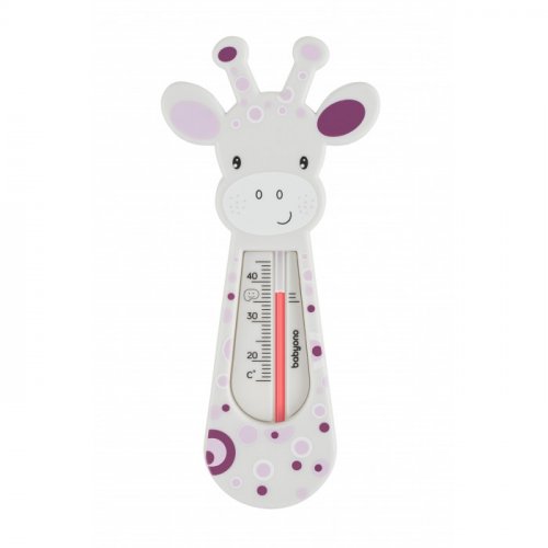 BabyOno Термометр для купания "Жирафик" / серый