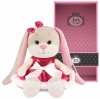 Maxitoys Мягкая игрушка Jack&Lin, Зайка Лин в платье с пайетками и мехом, 20 см