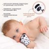 Крошка Я Прорезыватель для зубов «Панда», на липучке