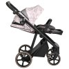 ROAN Коляска 2 в1 Sol короб + прогулка Flowers Powder/Rose gold /руч.Коричневый