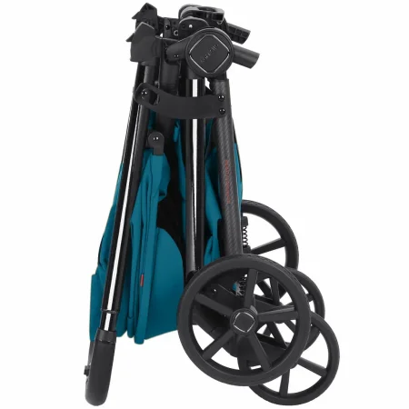 5530 Коляска CARRELLO Bravo Carbon  (Azure Blue)