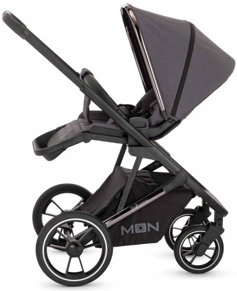 Moon Коляска 2 в 1 Style 2023 / цвет Black Chrome Anthrazit (серый)