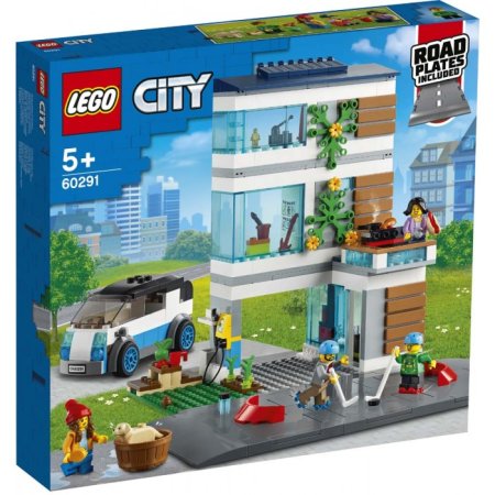 LEGO City Конструктор "Современный дом для семьи", 388 деталей