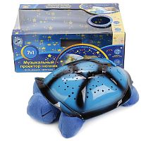 "Мульти-Пульти" Мягкая игрушка Музыкальный ночник Проектор (свет, 7 колыбельных)					