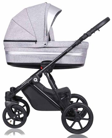 Bambini Moretti Коляска 2 в 1 Palermo / цвет серо-серебристый