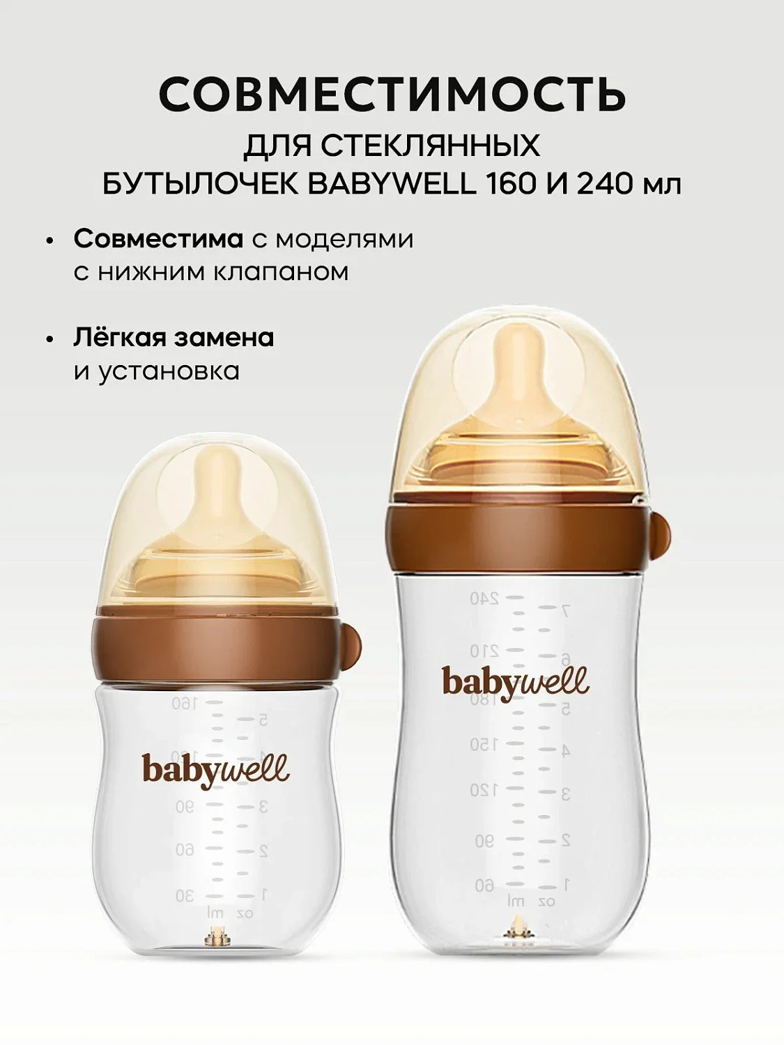 Сменная соска (2 шт.) бутылочки