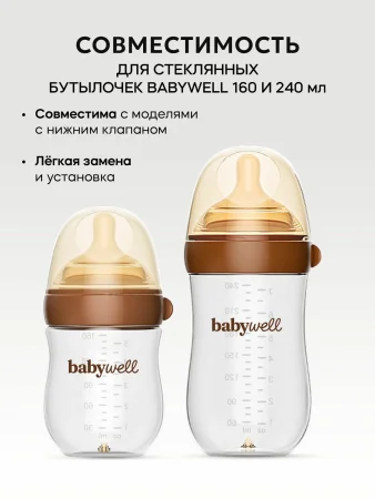 Сменная соска (2 шт.) бутылочки (M (3+))