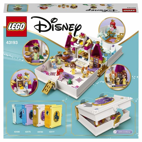 LEGO Princess Конструктор "Книга сказочных приключений Ариэль, Белль, Золушки и Тианы"