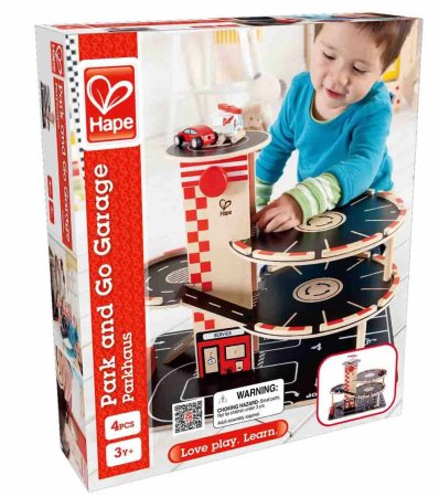 Hape Набор игровой "Многоуровневая парковка"